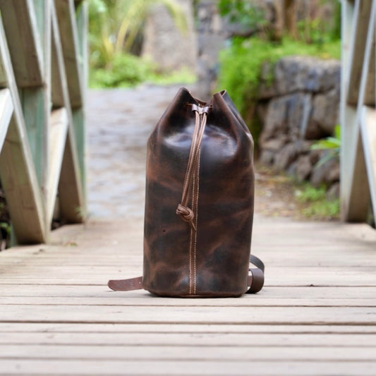 Petate en cuero encerado