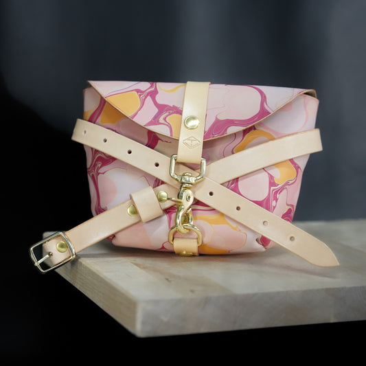 Riñonera marmoleada