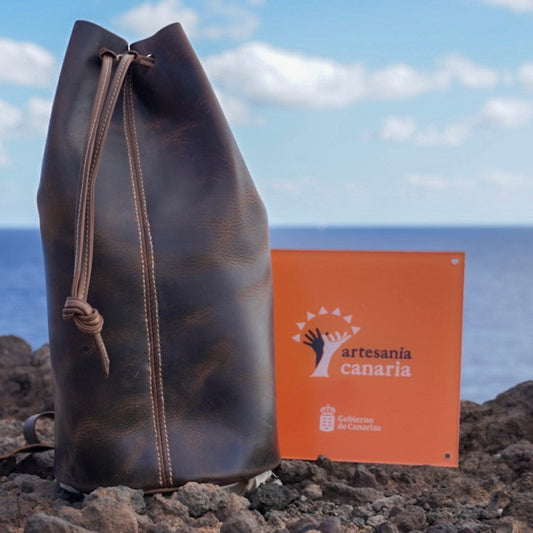 Petate en cuero encerado