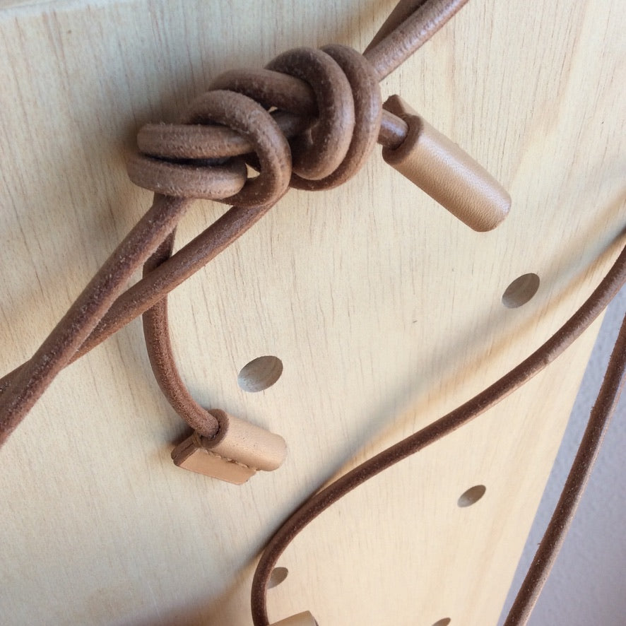 Bolso bombonera cosida a mano